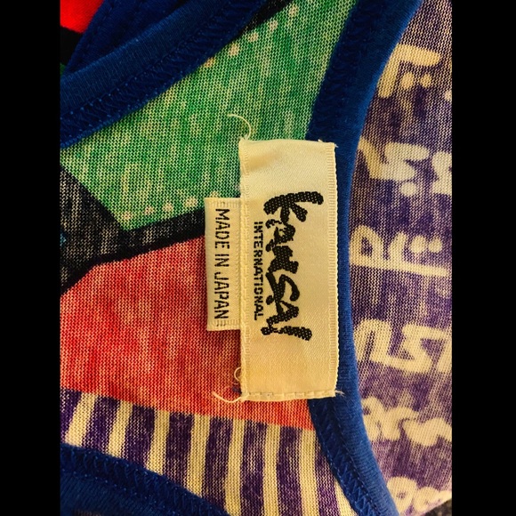1980s Kansai Yamamoto Bright Colorful Print Tank - Picture 7 of 13